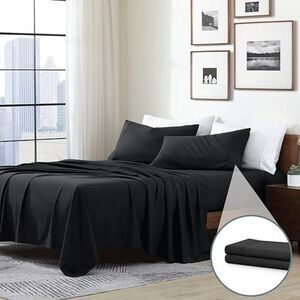Swift Home Ultra Soft 1800 Collection Brushed Microfiber 4pc Sheet Set, Twin